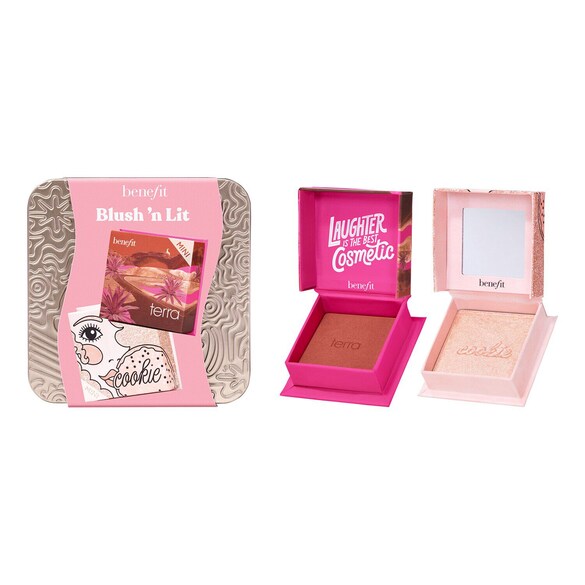 Blush 'n Lit - Coffret Duo de Blush & Enlumineur, BENEFIT COSMETICS