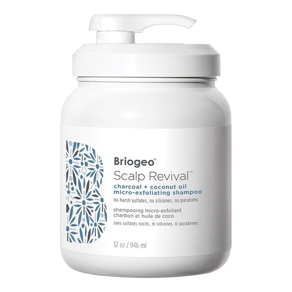 Scalp Revival - Shampooing micro-exfoliant charbon et huile de coco, BRIOGEO