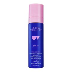 Preen Screen SPF50   - Brume Solaire pour le Visage, ULTRA VIOLETTE