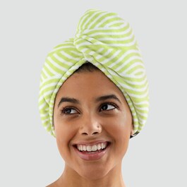 DevaTwist - Serviette Microfibres À Enrouler Anti-Frisottis