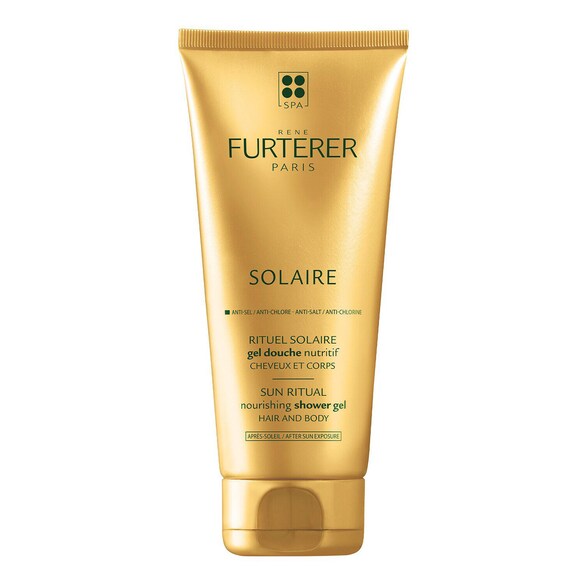 Solaire - Gel douche nutritif après soleil cheveux et corps, RENE FURTERER