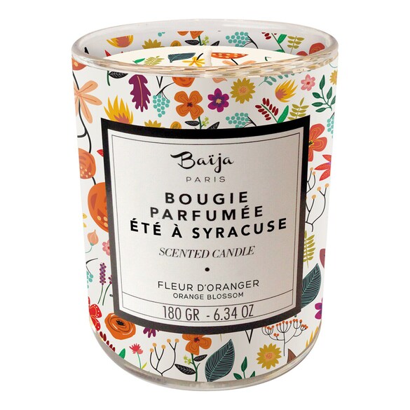 Été à Syracuse Fleur d'oranger - Bougie Parfumée, BAÏJA