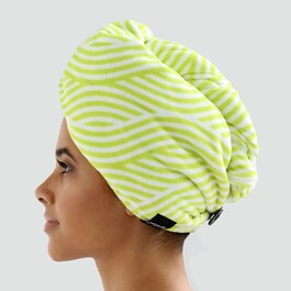 DevaTwist - Serviette Microfibres À Enrouler Anti-Frisottis