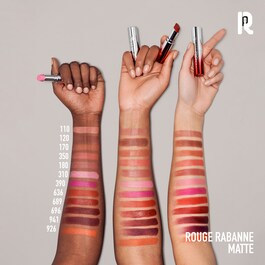 Rouge Rabanne Famous Lipcolor - Rouge à lèvres mat hydratant