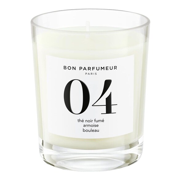 Thé noir fumé, Armoise, Bouleau - Bougie, BON PARFUMEUR