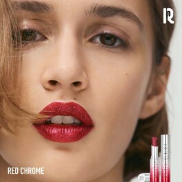 Rouge Rabanne Famous Lipcolor - Rouge à lèvres métallique hydratant