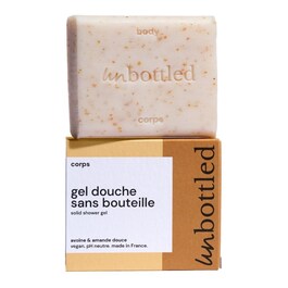 Gel douche sans bouteille Avoine & Amande Douce - Savon pour le corps