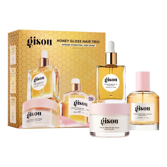 GISOU | Honey Gloss Hair Trio - Coffret cheveux bestsellers