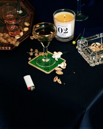 Graine de Coriandre, Miel, Feuilles de tabac - Bougie