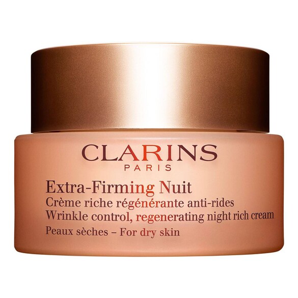 Extra-Firming Nuit Crème régénérante anti-rides - Peaux sèches, CLARINS