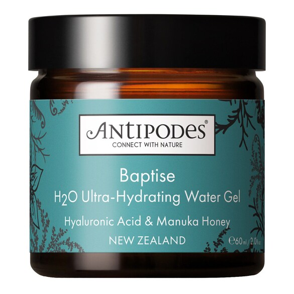 Baptise - Gel hydratant à base d’eau doté d’acide hyaluronique et de miel, ANTIPODES