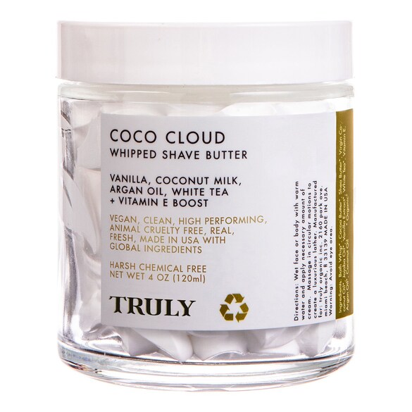 Coco Cloud - Beurre fouetté de rasage, TRULY