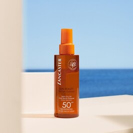 SUN BEAUTY - Huile Sèche Soyeuse Accélérateur de Bronzage Spray SPF 50