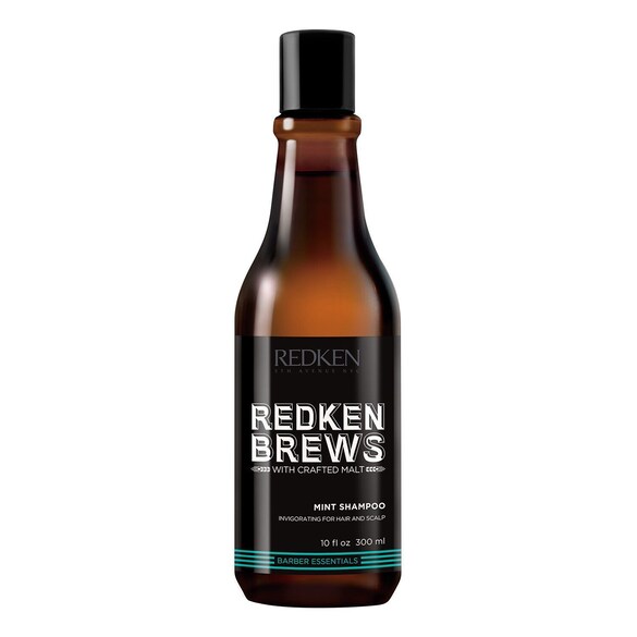 Redken Brews Haircare - Shampoing stimulant mentholé homme, REDKEN