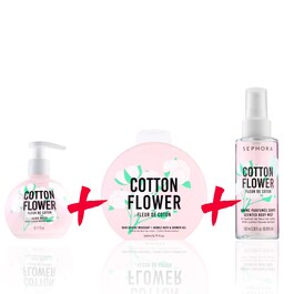 Kit bain fleur de coton