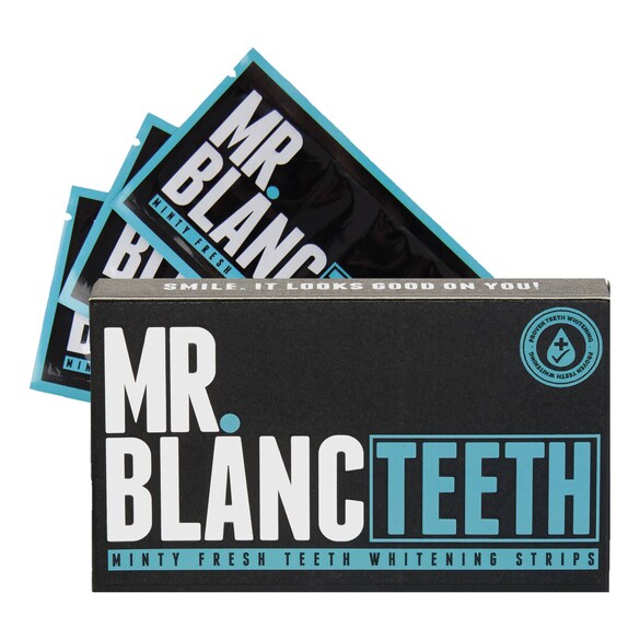 Bandes blanchissantes pour les dents - Pack 2 semaines, MR BLANC