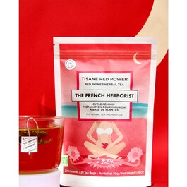 Tisane Red Power - Cycle Féminin - Préparation à Base de Plantes