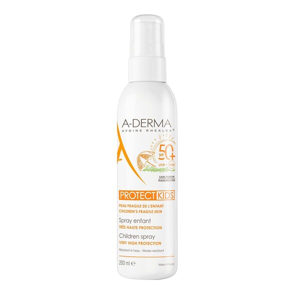 Protect kids - Spray solaire enfant SPF50+, A-DERMA