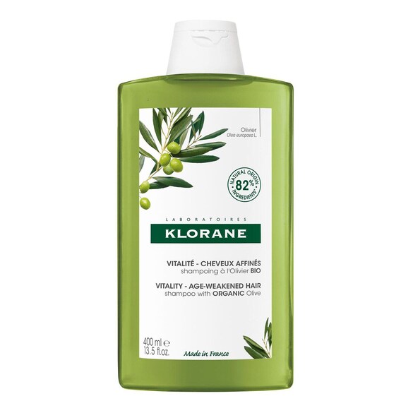 Shampoing Vitalité à l'Olivier BIO - Shampoing pour cheveux fins , KLORANE