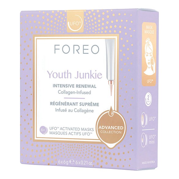 UFO ™ Youth Junkie - Masque visage au collagène, FOREO