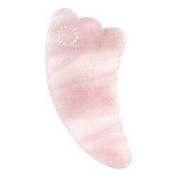 Gua sha corps en quartz rose - Outil de massage