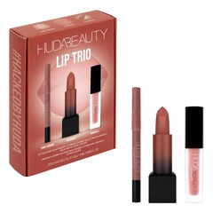 The Ultimate Lip Trio Set - Coffret Maquillage, HUDA BEAUTY