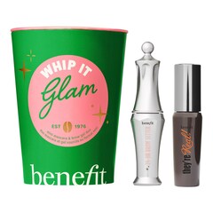 Whip It Glam - Le coffret de Noël de mini mascara & gel sourcils, BENEFIT COSMETICS