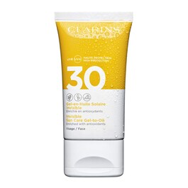 Gel-en-Huile Solaire Invisible - Visage UVA/UVB 30 - Enrichie en antioxydants
