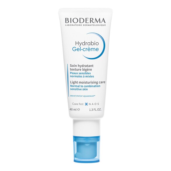 Hydrabio Gel-Crème - Gel-crème hydratant visage peaux sensibles déshydratées, BIODERMA