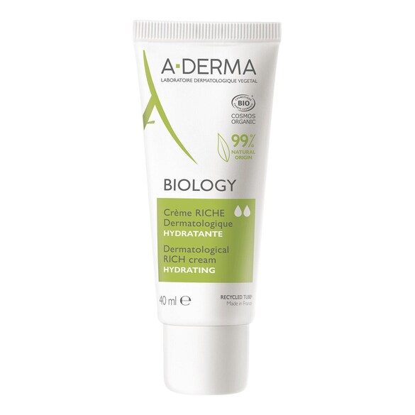 Biology - Crème Riche Dermatologique Hydratante, A-DERMA