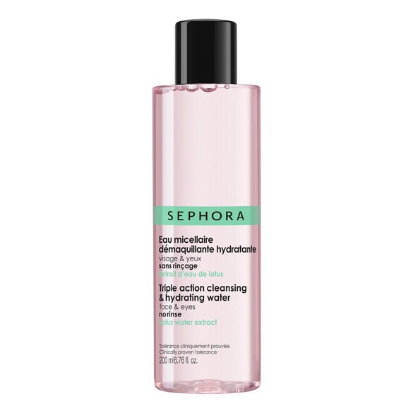 eau micellaire démaquillante hydratante - visage et yeux