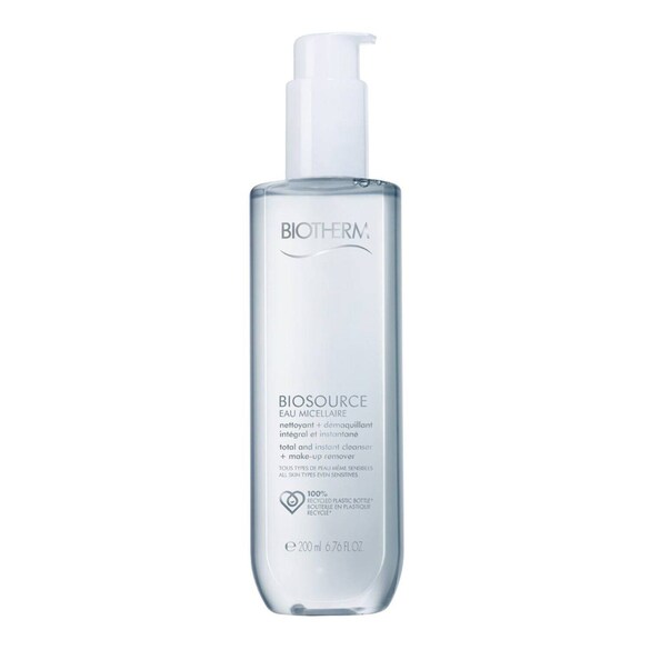 biosource eau micellaire - nettoyante et démaquillante