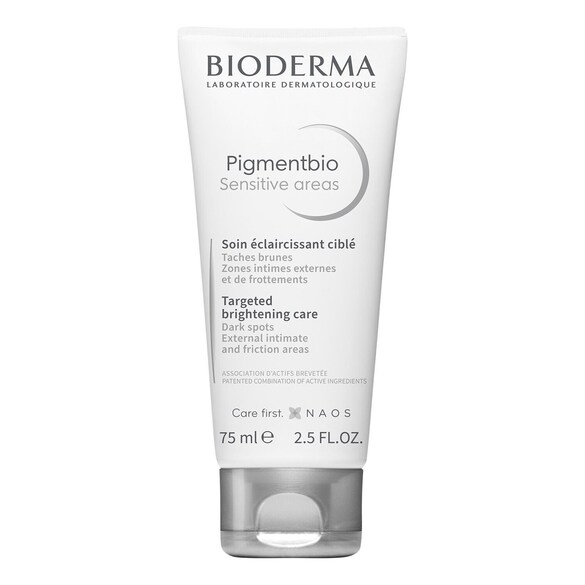 Pigmentbio Sensitive Areas - Crème éclairsissante visage et corps, BIODERMA