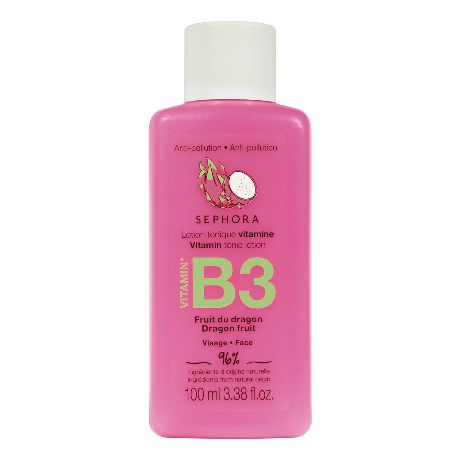 lotion tonique vitamine - soins boostés aux vitamines