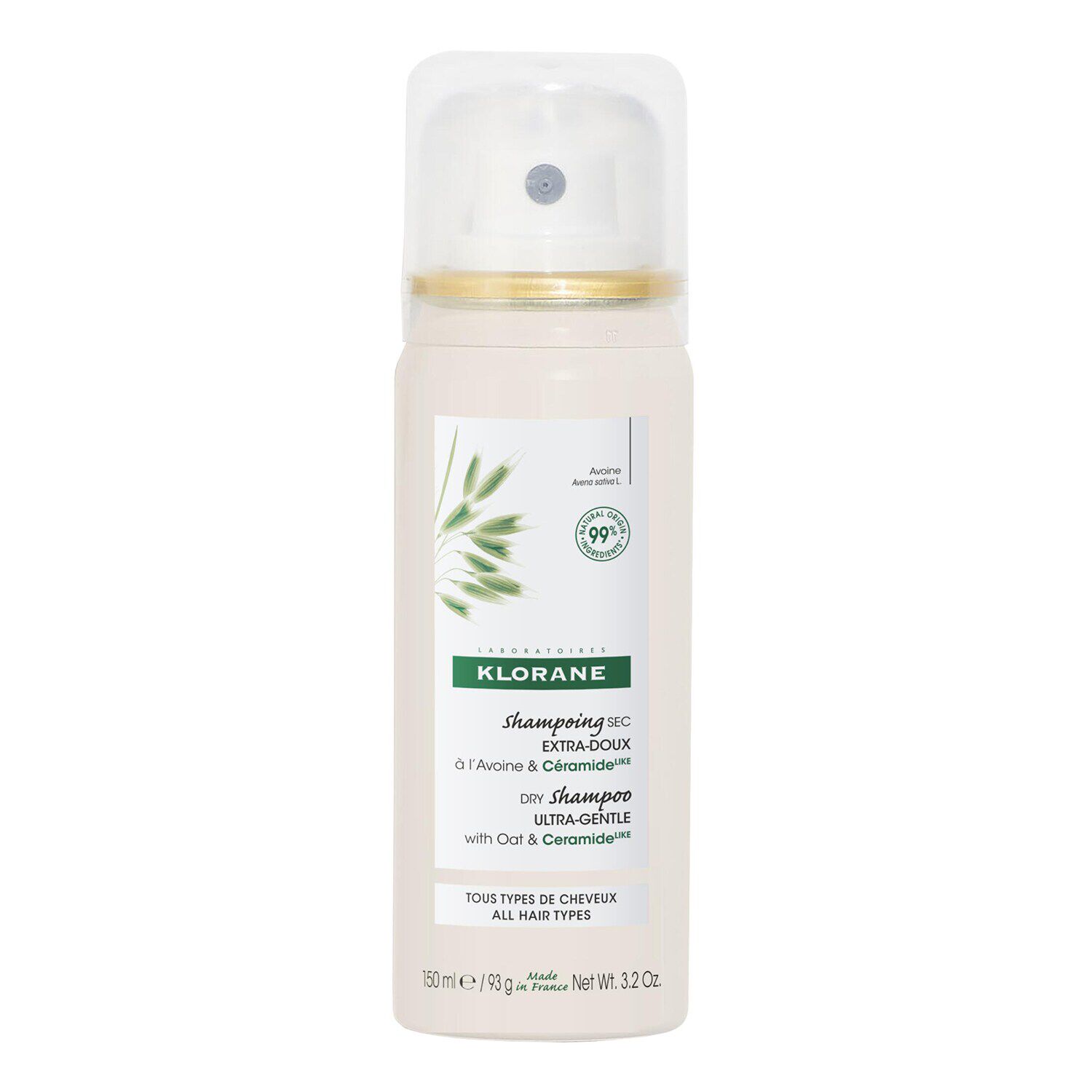 shampoing sec à l'avoine et céramideᴸᴵᴷᴱ - shampoing sec tous types de cheveux