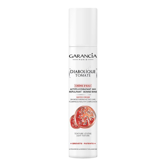 Diabolique Tomate - Crème d'Eau Actifs Hydratant 24H, Anti-Age et Bonne Mine, GARANCIA