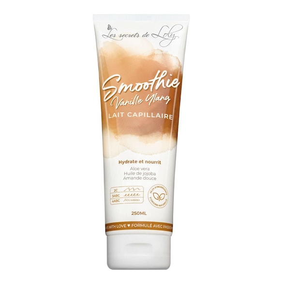 Smoothie Vanille Ylang-Ylang - Lait capillaire hydratant et nourrissant, LES SECRETS DE LOLY
