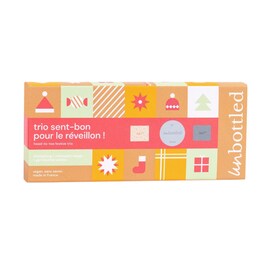 Trio sent-bon pour le réveillon - Coffret soin corps, visage & cheveux