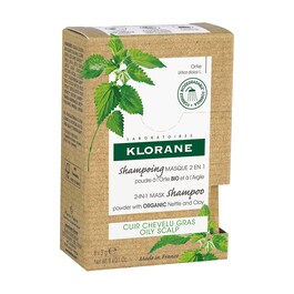 Shampoing masque à la poudre d'Ortie BIO - Shampoing pour Cuir chevelu gras