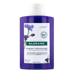 Capillaire - Shampoing Déjaunissant A La Centaurée BIO - Cheveux Gris, Blonds, KLORANE