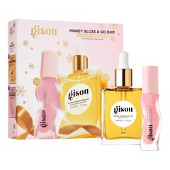 Honey Gloss & Go Duo - Coffret huile cheveux et huile à lèvres, GISOU