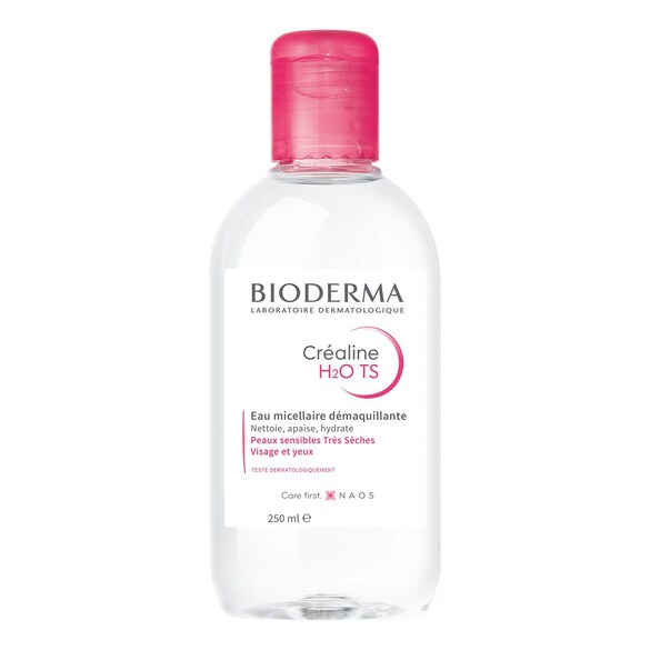 Créaline H2O TS - Eau micellaire démaquillante peaux très sèches, BIODERMA