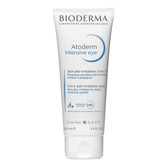 Atoderm Intensive Eye - Démaquillant pour paupières irritées 3en1, BIODERMA