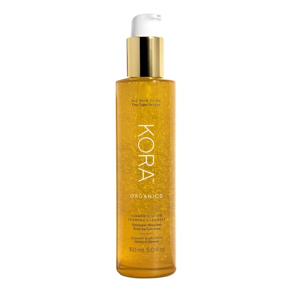 Turmeric Glow Foaming Cleanser - Gel nettoyant moussant visage, KORA ORGANICS