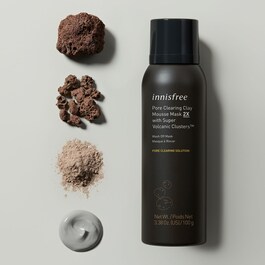 Masque Mousse à l'Argile Réducteur de Pores aux Super Roches Volcaniques™