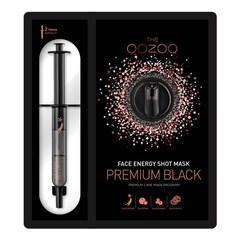 Face Energy Shot Mask Premium Black - Masque visage réenergisant, OOZOO