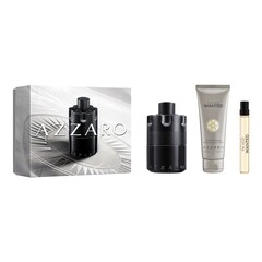 Wanted - Coffret Eau de Parfum Intense, Gel Cheveux & Corps et Format Voyage, AZZARO