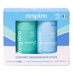 Coffret Déodorants stick - Coffret soin du corps, RESPIRE