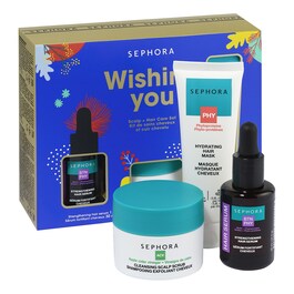 Point rouge
Kit De Soins Cheveux Et Cuir Chevelu Wishing You
SEPHORA COLLECTION