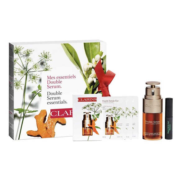 Mes essentiels Double Serum - Coffret Soin visage anti-âge, anti-rides , CLARINS
